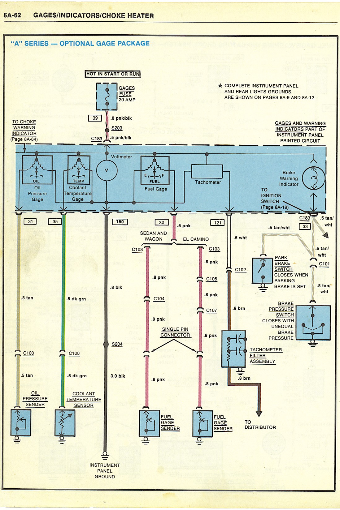 need help wiring a factory tach | GBodyForum - 1978-1988 General Motors